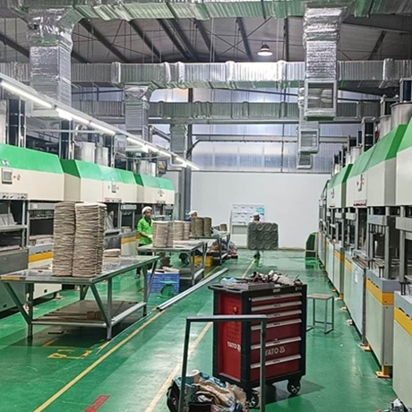 SEMI-AUTOMATIC MAHINE PRODUCTION LINE -CUSTOMER'S FACTORY