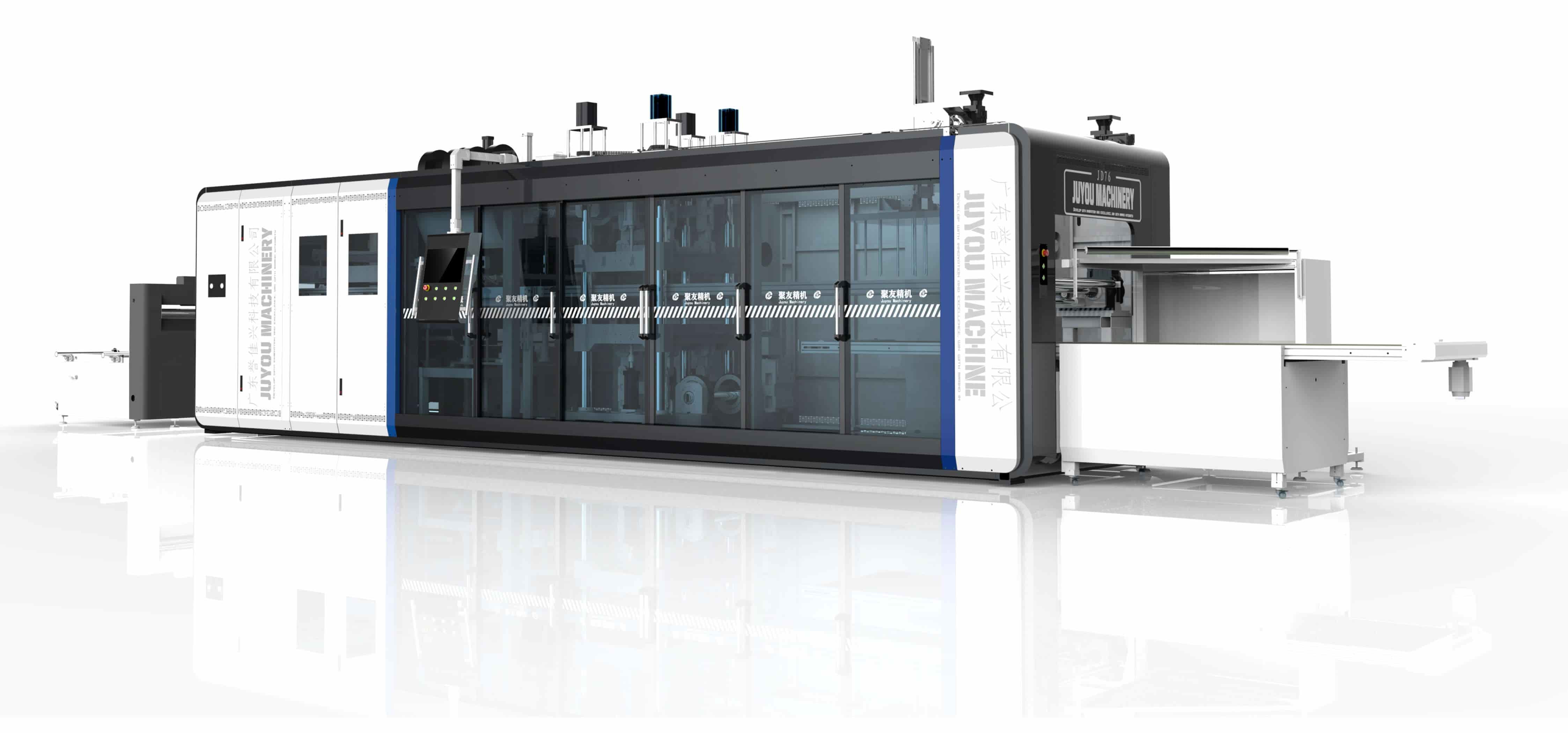 plastic Glass making vacuum forming machine